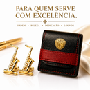 Prendedor de Partituras Saxofone Alto Par - Flash de Ouro