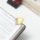 Prendedor de Partituras Acordeon Par - Flash de Ouro