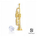 Broche Botom Trompete - Flash de Ouro