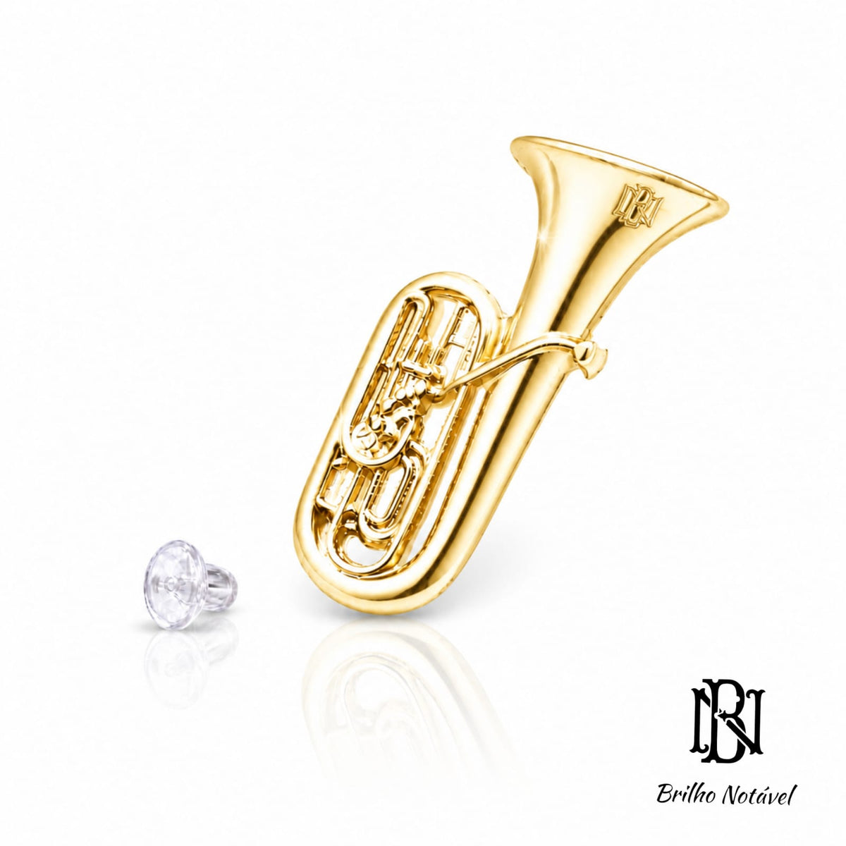 Broche Botom Tuba - Flash de Ouro