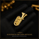 Broche Botom Tuba - Flash de Ouro