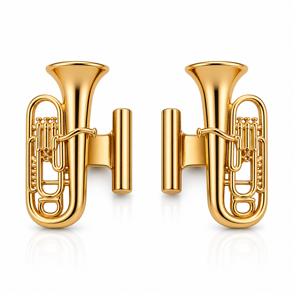Prendedores Bombardino Premium (Par) – Elegância em Flash de Ouro