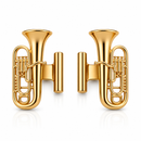 Prendedor Bombardino Premium (Par) – Elegância em Flash de Ouro
