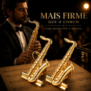 Prendedores de partitura (par) - Modelo Sax Tenor - Flash de ouro