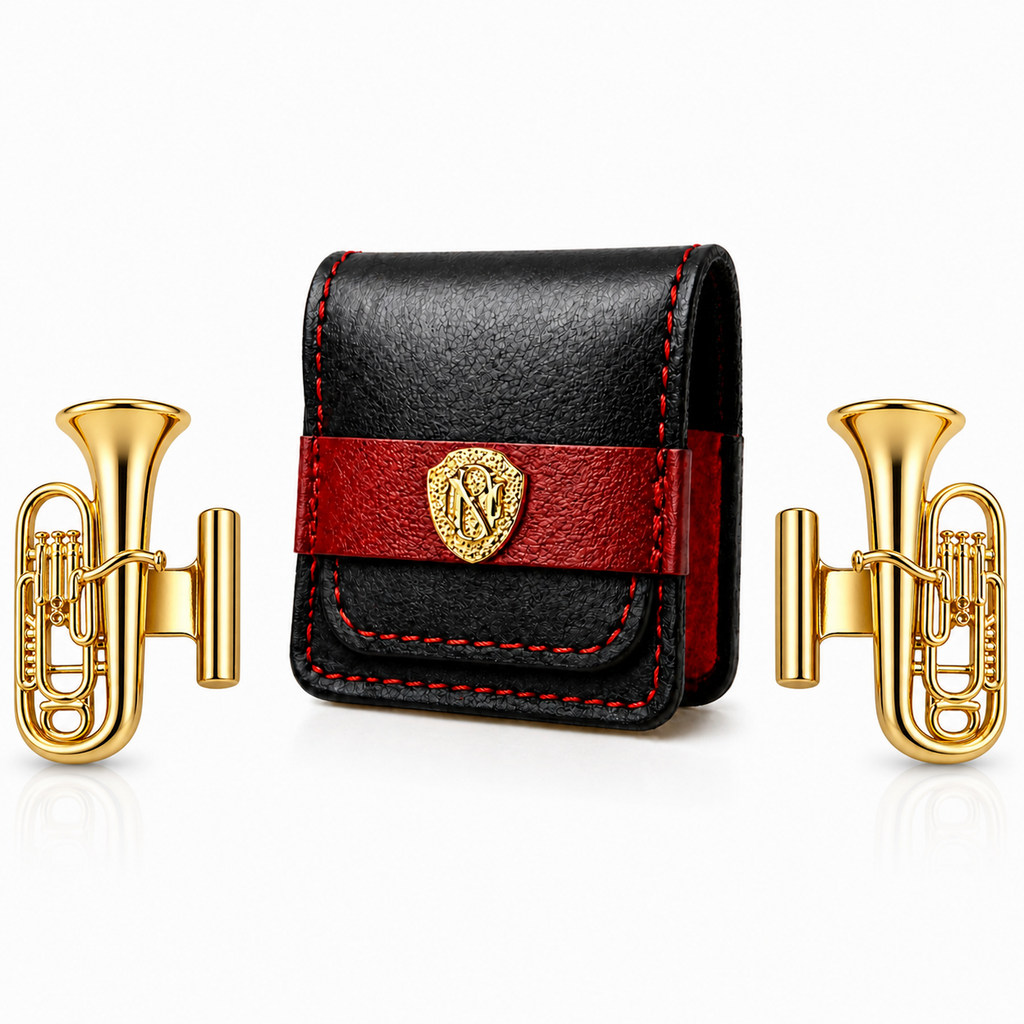 Prendedores Bombardino Premium (Par) – Elegância em Flash de Ouro