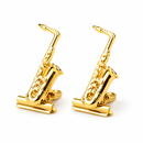 Prendedor de Partituras Saxofone Alto Par - Flash de Ouro