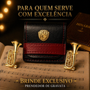Prendedor de Partituras Tuba Par - Flash de Ouro